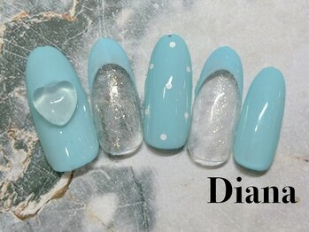 ディアナ ひたちなか高場店(DIANA)/定額ネイル 7700円 A‐157