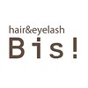 ヘアーアンドアイラッシュ ビス くりえいと店(hair&eyelash Bis!)のお店ロゴ
