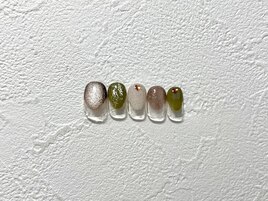 バレンタインネイル