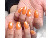 エイミーユア(Eimmy Yua)/オレンジオーロラネイル