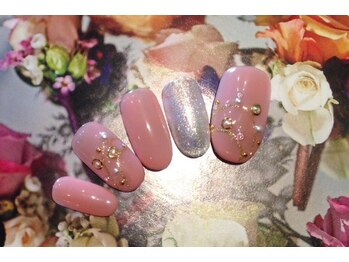 ネイルアンドアイラッシュサロン エスポアール(nail&eyelash salon espoir)/シンプル 上品 75分コース