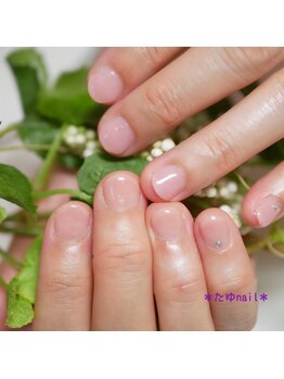 たゆ ネイル(たゆnail)/ナチュラルちゅるんネイル♪
