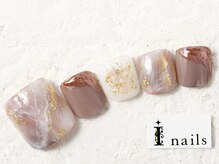 アイネイルズ 新宿店(I nails)/大理石ミラーフット