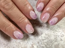 キキネイル たまプラーザ店(kikinail)/紫陽花　梅雨ネイル　2021