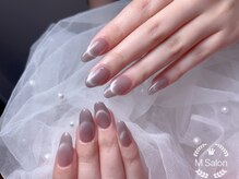 エム ネイルサロン(M)/微粒子マグネットフレンチ