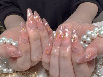 モアネイル 新宿/ワンホンネイル/持ち込み/新宿