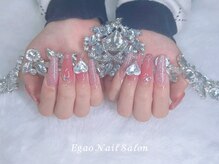 エガオネイルサロン 錦糸町店(EGAO NAIL SALON)/長さだし持ち込みデザイン
