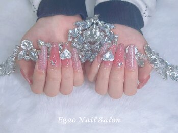 エガオネイルサロン 錦糸町店(EGAO NAIL SALON)/長さだし持ち込みデザイン