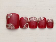 ネイルミックス 浦和店(Nail Mix)/ガラスフレンチ×ミラー　5990円