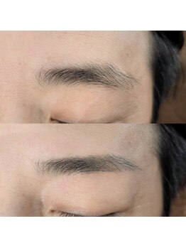 ヘアメイクアンク/男性眉毛スタイリング