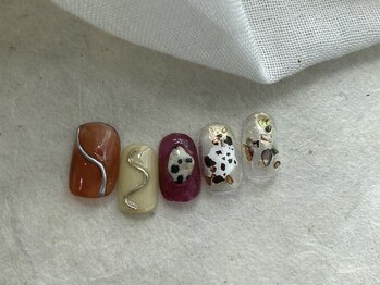 シェリーラメール 渋谷(cherielamer)/ダルメシアンnail