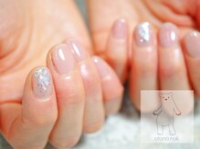 オトナネイル(otona nail)/シンプルシェルラメホロネイル