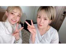 アネラ 本町(ANERA)/ 小顔矯正毛穴洗浄後のお客様と