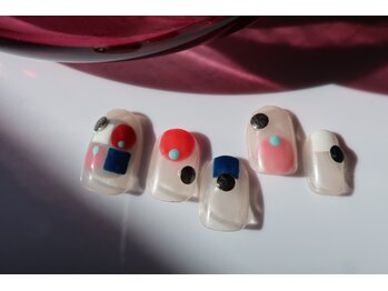 ペントハウス(Penthouse)/幾何学模様/パラジェル/手描き