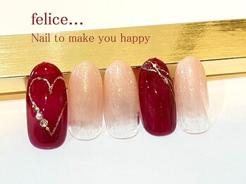 ネイルサロン フェリーチェ(felice)/【定額ネイル】¥7480