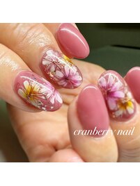 フラワーネイル　華やかネイル