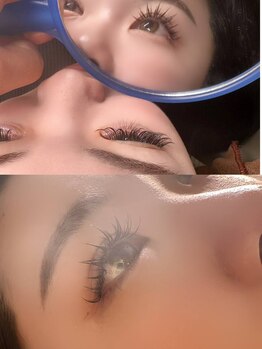 パンダアイラッシュ 上野(panda eyelash)/フラットラッシュ/ワンホン