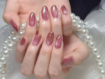 ナナアンドコー(Nana&Co.)/マグネットネイル、ミラーハート