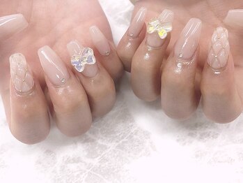 クレアラルーチェ 草津店(Crea la Luce)の写真/1本折れてしまった方も10本ロング希望も！チップやアクリルでの長さだし可能☆