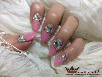 ネイルクラブ(nail club)/キラキラ大好きゴージャスネイル