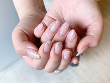 ネイルズ ララ(nails Lala)/オーロラフレンチ。
