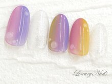 ラグジュアリーネイルズ オオミヤ(Luxury Nails Omiya)/カラフル*水滴ネイル