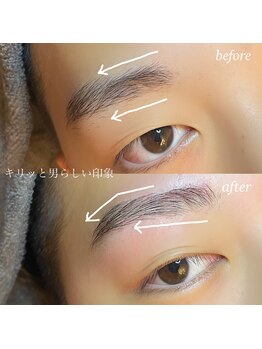 ロアー 青山店(RAWR)/メンズ美眉スタイリング