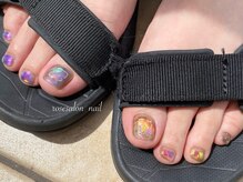 トータルビューティーローズ(Rose)/煌めきフットネイル