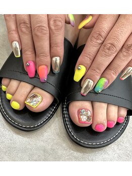 ネイルサロン ヴァレンタイン(nailsalon Valentine)/ハンドとフットネイル