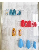 ラウレアネイル(laule'a nail)/8月定額デザインA