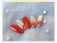 トレンドネイルスタジオ(Trend Nail Studio)/奥行感マグ + ホログラムハート