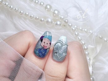 イル 神戸店の写真/強度のある長さ出しで手書きアートの痛ネイル!再現性と細かなアート☆キャラ/個性派デザイン/メンズネイル