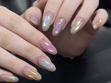 ダークハニー 池袋店(Dark Honey)/春のカラフルチークネイル