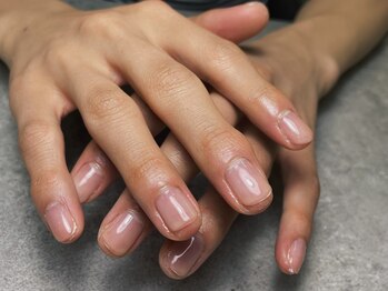 オムネイル 渋谷(HOMME NAIL)/クリアジェル ¥4.400