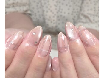 サロン ド 花歩 松山本店の写真/ネイリストが作成した「オシャレな季節のデザインサンプル」から選べる♪フィルインオフ無料で大満足◎
