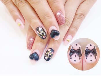 ネイルコレクション ピンク(Nail Collection Pink)/ジェル定額9990♪ぷっくりハート