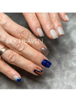 リリーヘブン(LILY HEAVEN)/ワンカラー×アート5本 ¥6200