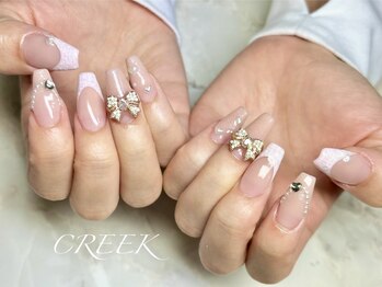 クリーク(CREEK)/リボンパール持ち込みスカルプ