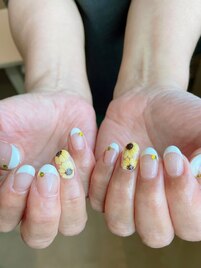 ひまわりネイル