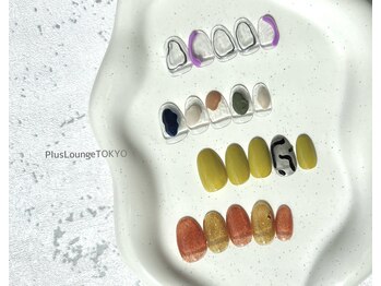 プルースラウンジ トウキョウ(Plus Lounge TOKYO)/10月の定額ネイル★¥7700