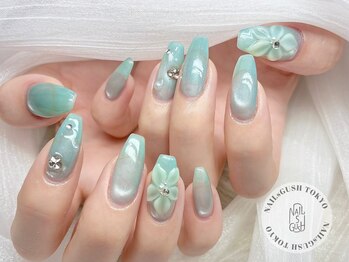 ネイルズガッシュ 大森駅前店(NAILs GUSH)の写真/【痛ネイルも可能】痛ネイル1本＋他ワンカラー￥￥13100～フィルイン/ワンホン/持ち込み