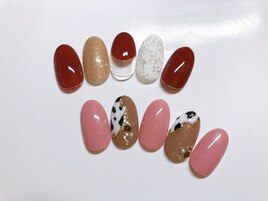 121　レース・牛柄