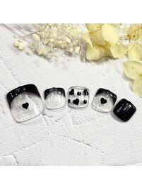 ハートフレンチネイル