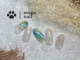 7.8月定額B/大理石ネイル