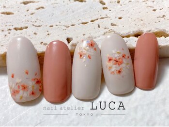 ネイルアトリエルカ(nail atelier LUCA)の写真/春オフィスネイルはニュアンスネイルや韓国ネイル等、トレンドを取り入れた上品な大人ネイルへ♪