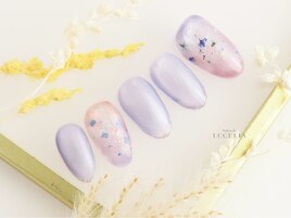 #紫陽花ネイル