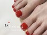 《foot》ワンカラー¥7000(パラジェルあり)