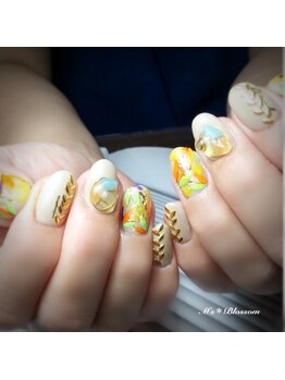 ネイルサロンアンドスクールエムズブロッサム(Nailsalon & school M's Blossom)/ジェルアートやり放題コース