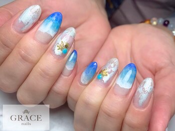 グレース ネイルズ(GRACE nails)/海ネイル