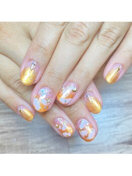 クリーク(CREEK)/夕焼けクラウドネイル